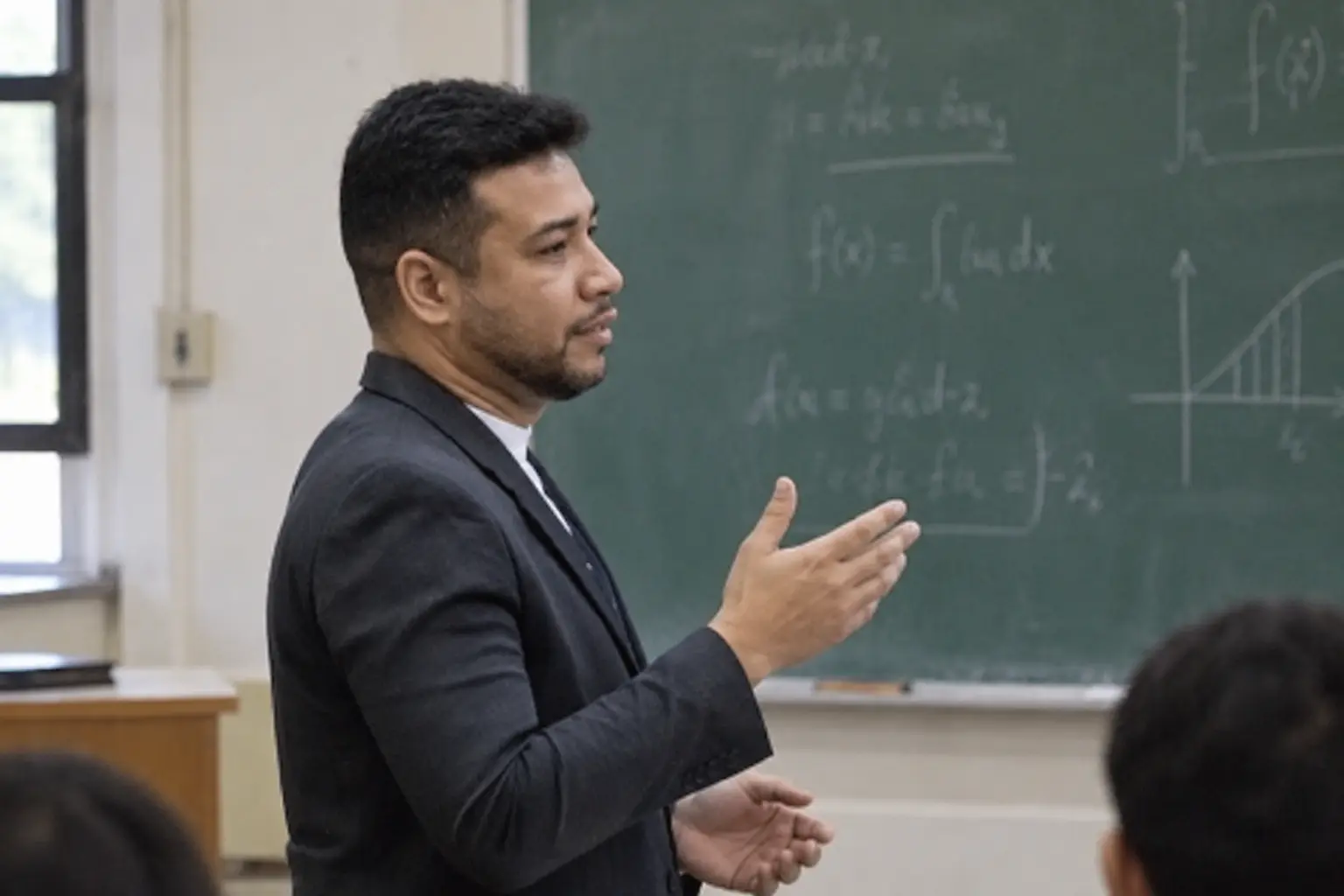Gilberto Fernandes conduzindo aula ou formação